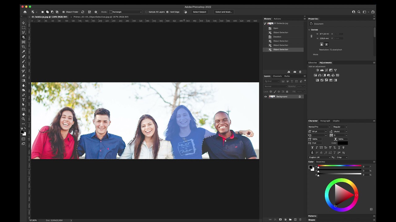 Adobe Photoshop 2022 - Brze selekcije - Object Finder - Pronađi objekat