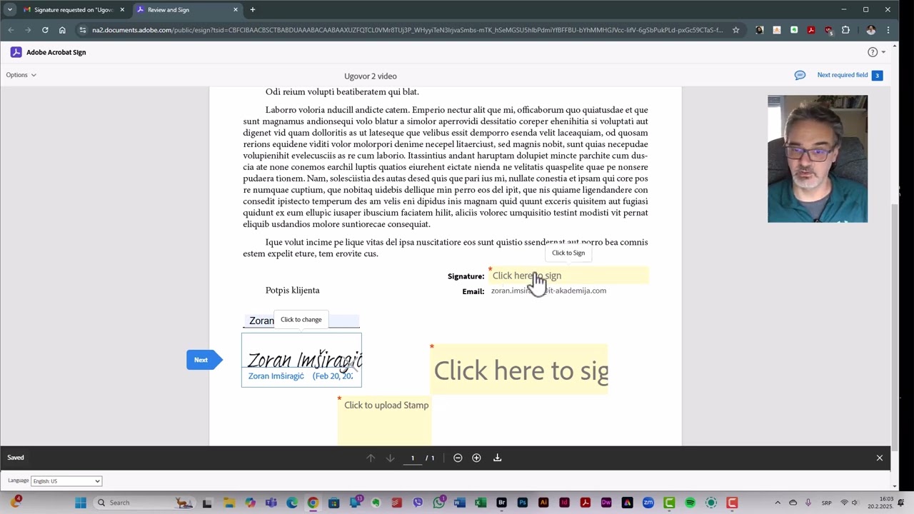 Adobe Signe - E-Potpis - Potpisivanje - eSignature