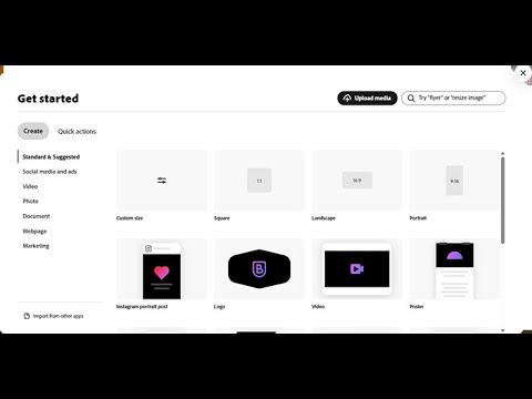 Adobe Express - Rad sa sadržajem