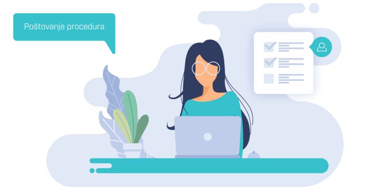 Digitalno upravljanje ugovorima i usklađivanje procedura – ilustracija funkcionalnosti eSekretarica rešenja.