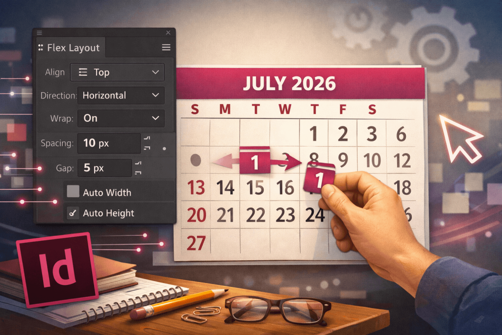 Indesign calendar cover