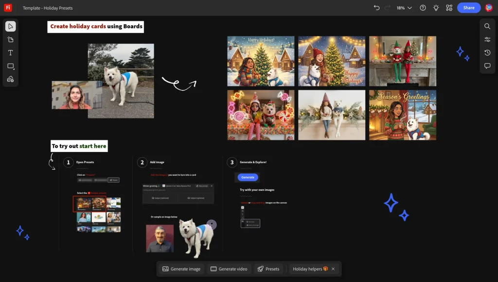 Adobe firefly artboard