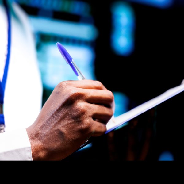 Engineer with maintenance checklist 1 1 square