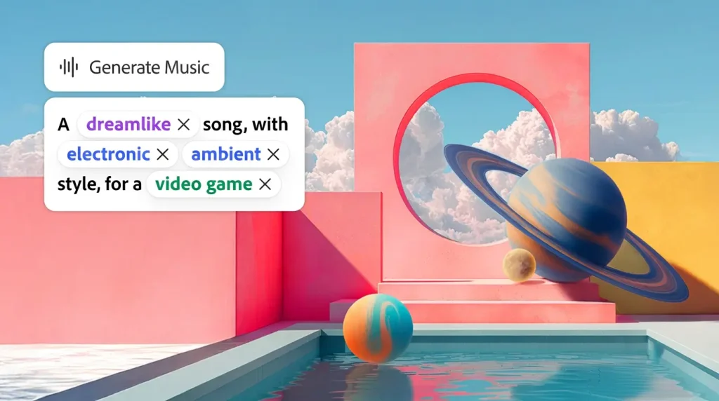 Adobe Firefly generate music